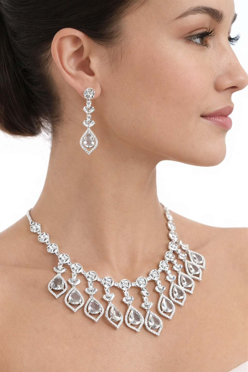 Amana American Diamond Jewelry Set